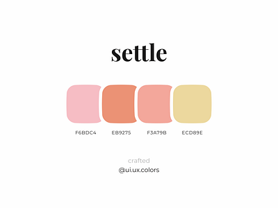 Settle Color Palette