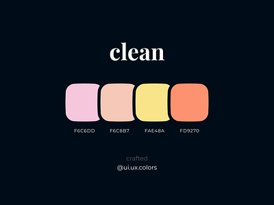 Clean Color Palette