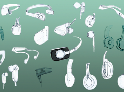 Headphones sketches design graphic design headphones illustration industrial design photoshop sketches