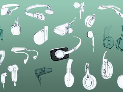 Headphones sketches