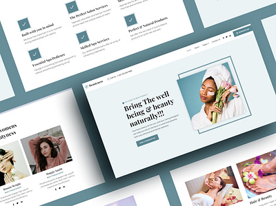 Beautyness Webflow Webflow Template beauty clean community creative design figma minimal spa template webflow website wellness yoga