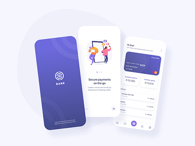 Fintech inspired app design