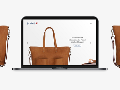 Daily UI Challenge #003 - Landing page 003 babybags clean dailyui jeankelly landing page minimal sketch