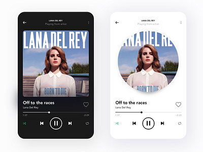 Daily UI Challenge #009 - Music player 009 concept dailyui dailyui009 design interface dribbble graphic music player sketch ui ux user interface