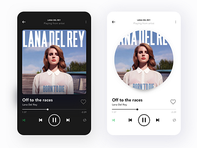 Daily UI Challenge #009 - Music player