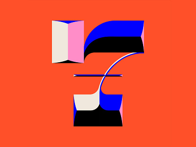 SEVEN 36daysoftype branding colors design illustration instagram lettering logo typography vector