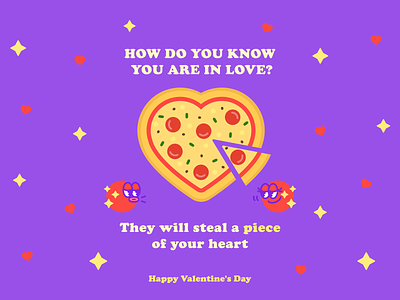 Pizza Lovers brand branding doodle doodleart doodles flat flatdesign flaticons food icon logo logodesign love pizza pizzeria valentinesday vectorart vectors