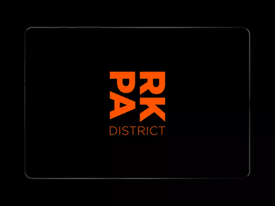Park District Branding branding company district park production web design logo