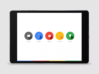 Google Squared Campus branding elearning google marketing material design squared squared online digital ui