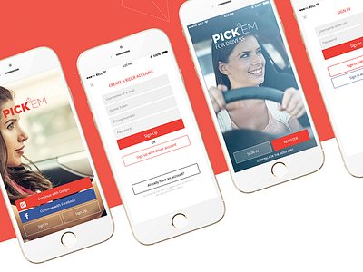 Complete visual identity for PickThem App