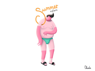 Summer Colors art character colors design drawing graphic illustration sketch summer