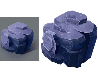 Blue Stone texture (copy) 2d casual copy textured design graphic design illustration stone 2d