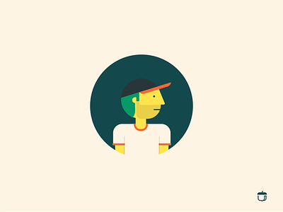 Self Portrait avatar character illustration minimal person vector