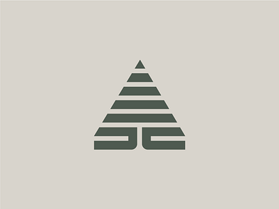 Pine Tree lines logo mark pine tree tree