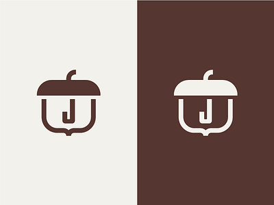 Personal Logo - Colors #1 acorn branding identity lines logo mark minimal