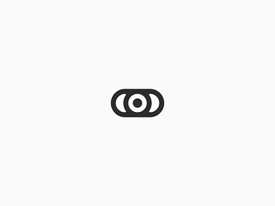 Eyecon eye icon mark minimal modern symbol thick lines