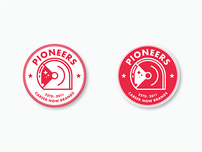 Pioneers Patch Mockups astronaut branding icon mark minimal patch pioneer space symbol