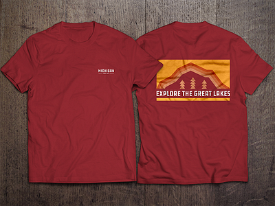 Explore Michigan Shirt apparel hiking michigan nature outdoors shirt tshirt