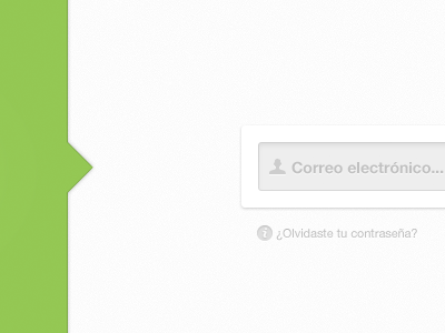 Login rebound! design elegant field form green input interface label login ui web website