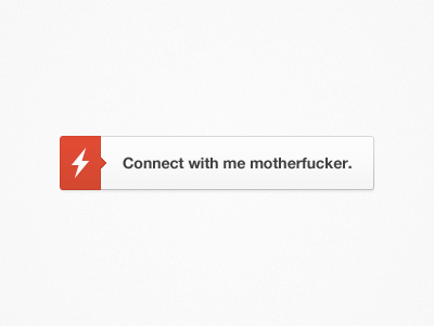 Connect with me, motherfucker button design web form login input field interface ui