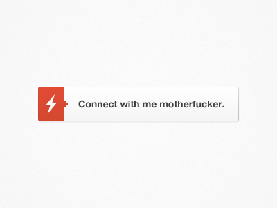 Connect with me, motherfucker button design field form input interface login ui web