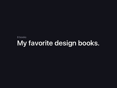 Design book recommendations