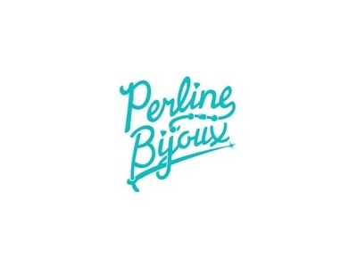 Perline Bijoux beautiful branding gem identity logo logotype stone typograhpy