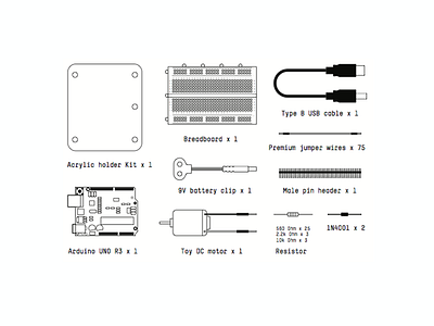 Illustration for Arduino kit
