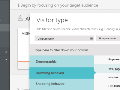 picker clean dashboard flat hover select ui