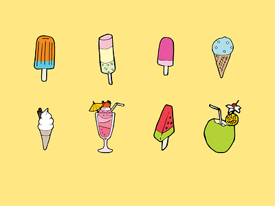 Summer Time drawing icecream illustration summer