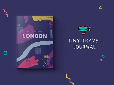 Tiny Travel Journal art colorful drawing illustration london notebook planner stationary travel