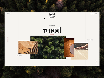 Kartell Landing Page kartell landing ui ux webdesign