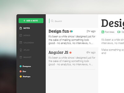 Redesign Wip app clean flat interface minimal os x osx redesign ui ux wip