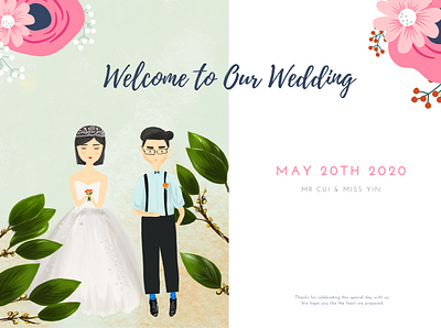 Wedding Invitation illustration