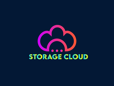 STORAGE CLOUD LOGO CONCEPT 3d animation graphic design graphicdesigner ui