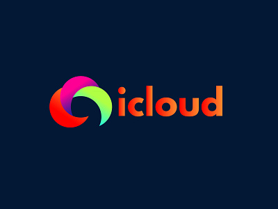 Icloud Logo Concept 3d animation graphic design graphicdesigner ui