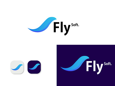 Flysoft. Logo Concept photoshop