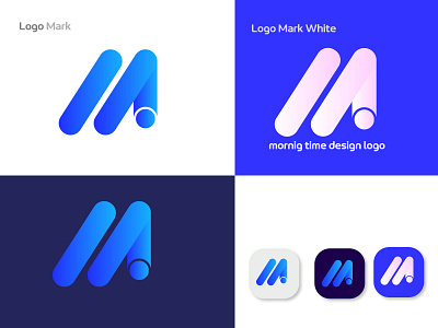 M Letter Logo Concept For Sale