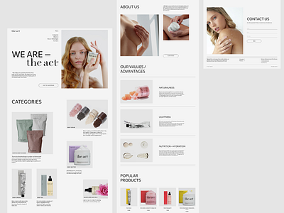 Redesign of the act website branding design graphic design site ui ux web design web site