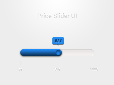Price Slider UI