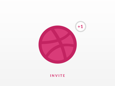 One more! invite invitation icon giveaway gift dribbble draft