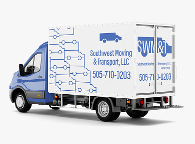 Moving Logo & Branding branding creative design logo moving pattern transportation truck
