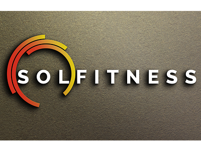 Sol Fitness Logo creative design fitness gym illustration logo vector