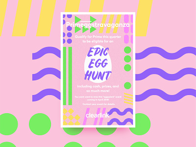 Egg Hunt easter poster
