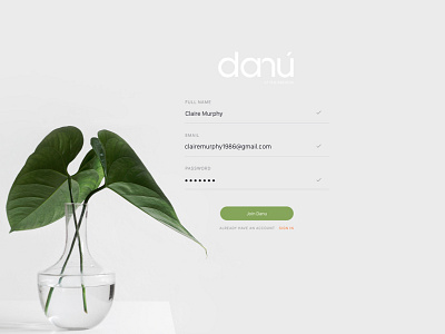 001 Daily Ui _ Sign Up 001 dailyui sign up