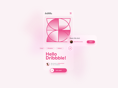 My Dribbble debut!