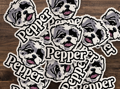 Pepper Slaps mockup dog pepper