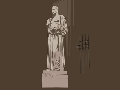 Caesar Statue procreate