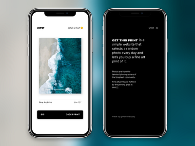 Get This Print UI Design app design ios mobile ui ui web design website