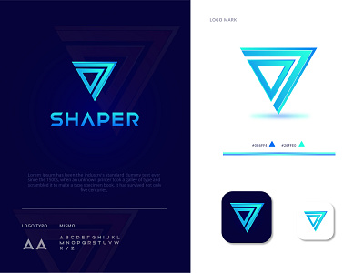 SHAPER branding design graphic design logo